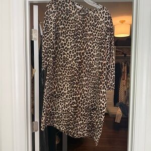Equipment Leopard Print dress
